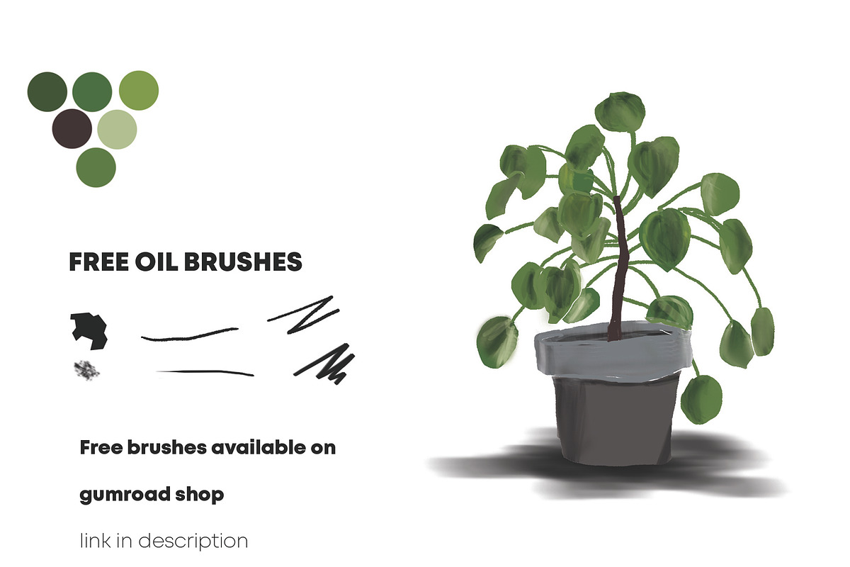Premium Oil Brush In Photoshop Pack, a Brush Add-On by Design Unique (Photo 4 of 7)