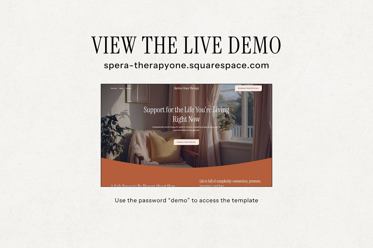 Squarespace Therapist Template, a Squarespace Template by Pretty Boss Designs (Photo 6 of 6)