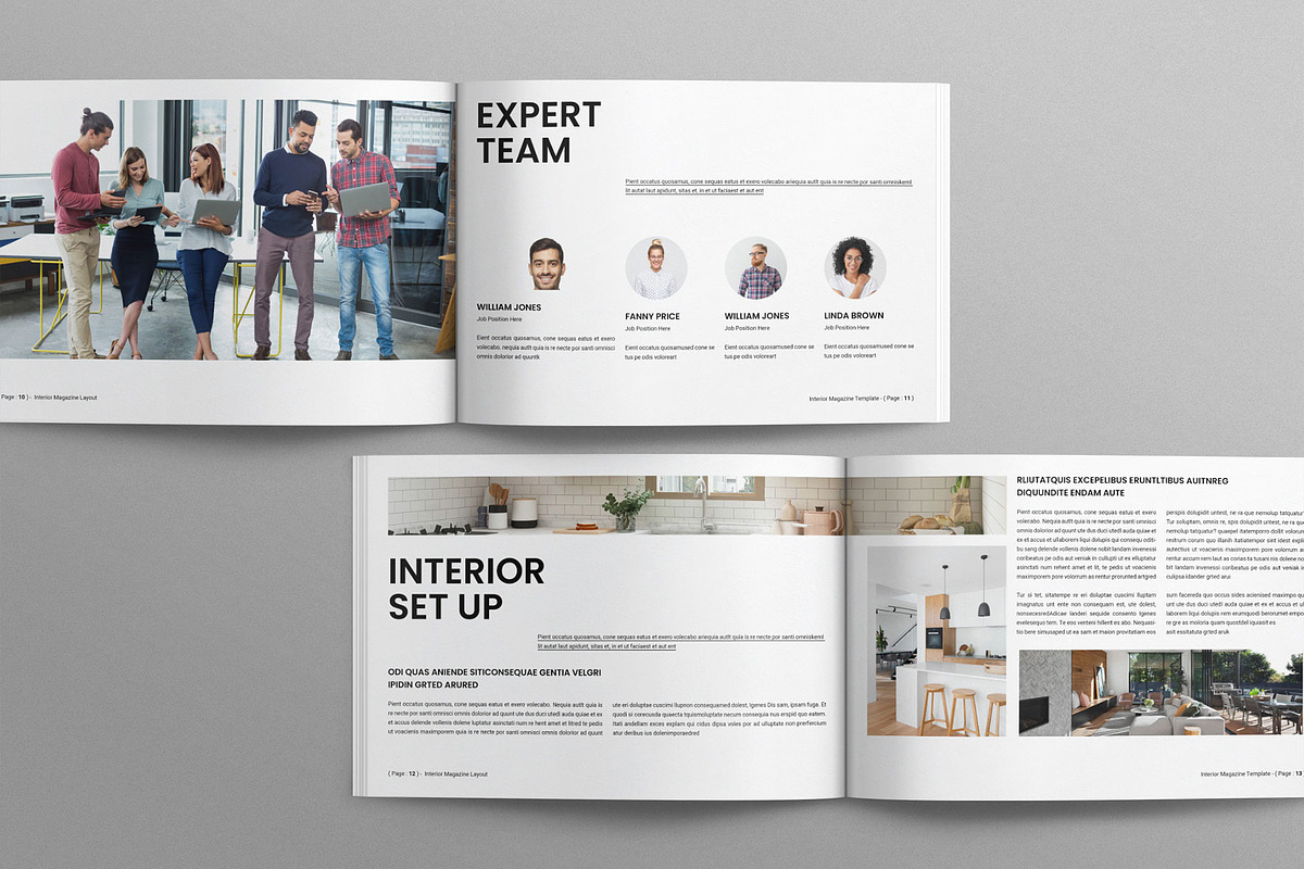 Interior Magazine Layout Landscape preview 5