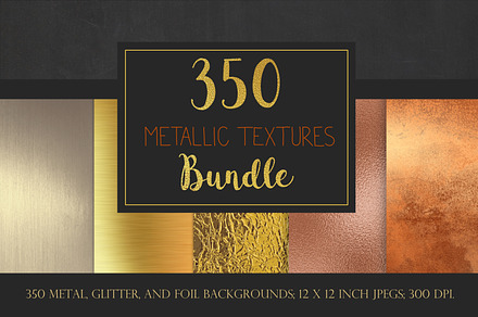 Metallic textures bundle, a Texture Graphic by Paper Farms