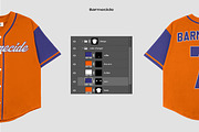 Baseball jerseys mockup, a Shirt Mockup by Barmecide Mockup Studio (Thumbnail 2 of 3)