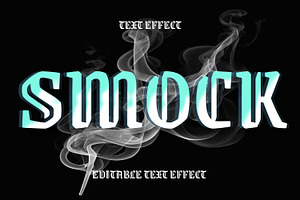 Smock Text Effect, a Layer Style Add-On by CreativeShaper