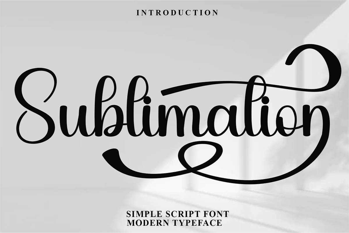 Sublimation, a Handwritten Font by FreshTypeINK (Photo 1 of 8)