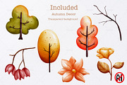 Watercolor autumn mood clipart, a Seasonal Illustration by Vavavan Artwork (Thumbnail 5 of 5)