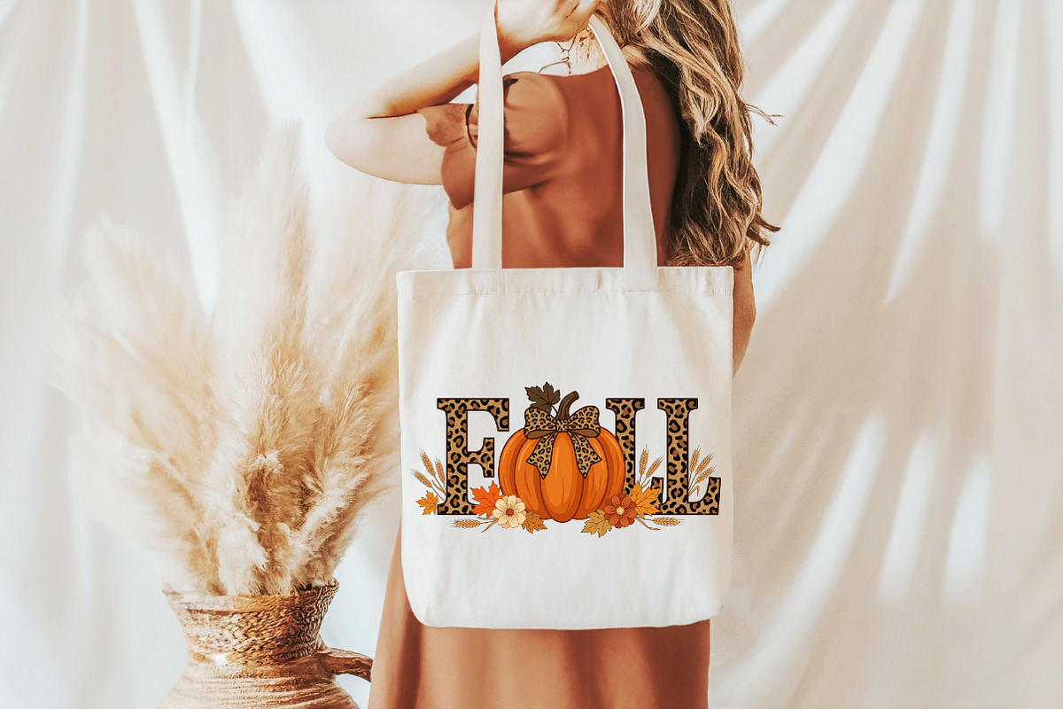 Cute Autumn Leopard Print Fall PNG, a Seasonal Illustration by designcity5 (Photo 3 of 4)