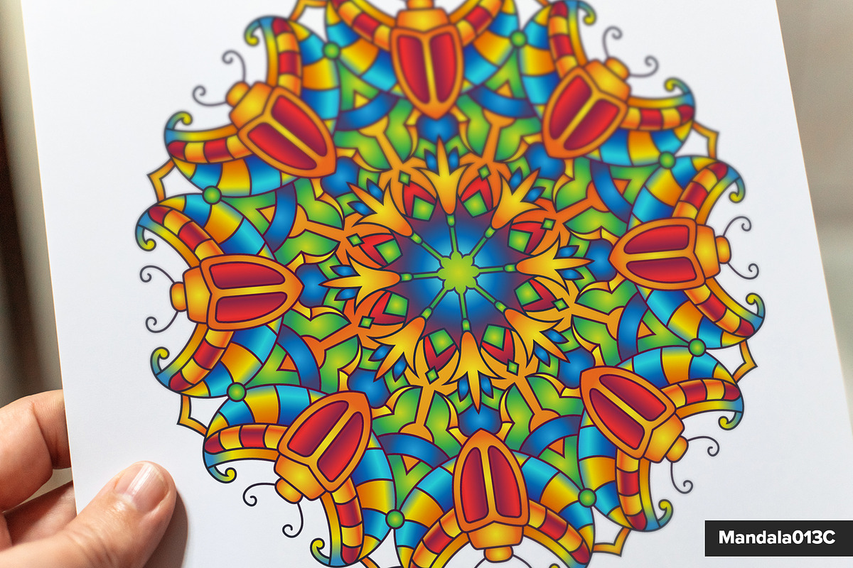 Mandala Vector Ornaments Bundle, a Decorative Illustration by pixaroma (Photo 18 of 43)