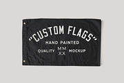 Vintage Custom Flag Mockup, a Household Mockup by TIFFS (Thumbnail 5 of 6)