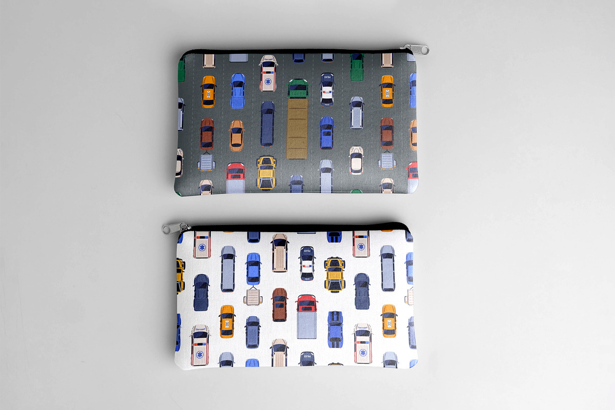 Cars top view, seamless patterns, a Pattern Graphic by Good Studio (Photo 6 of 6)