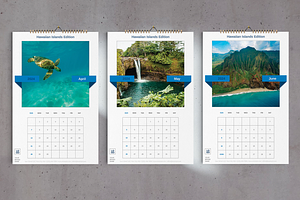 Hawaiian Islands Wall Calendar 2024