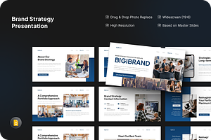 Brand Strategy Google Slides, a Presentation Template by SquidPixey