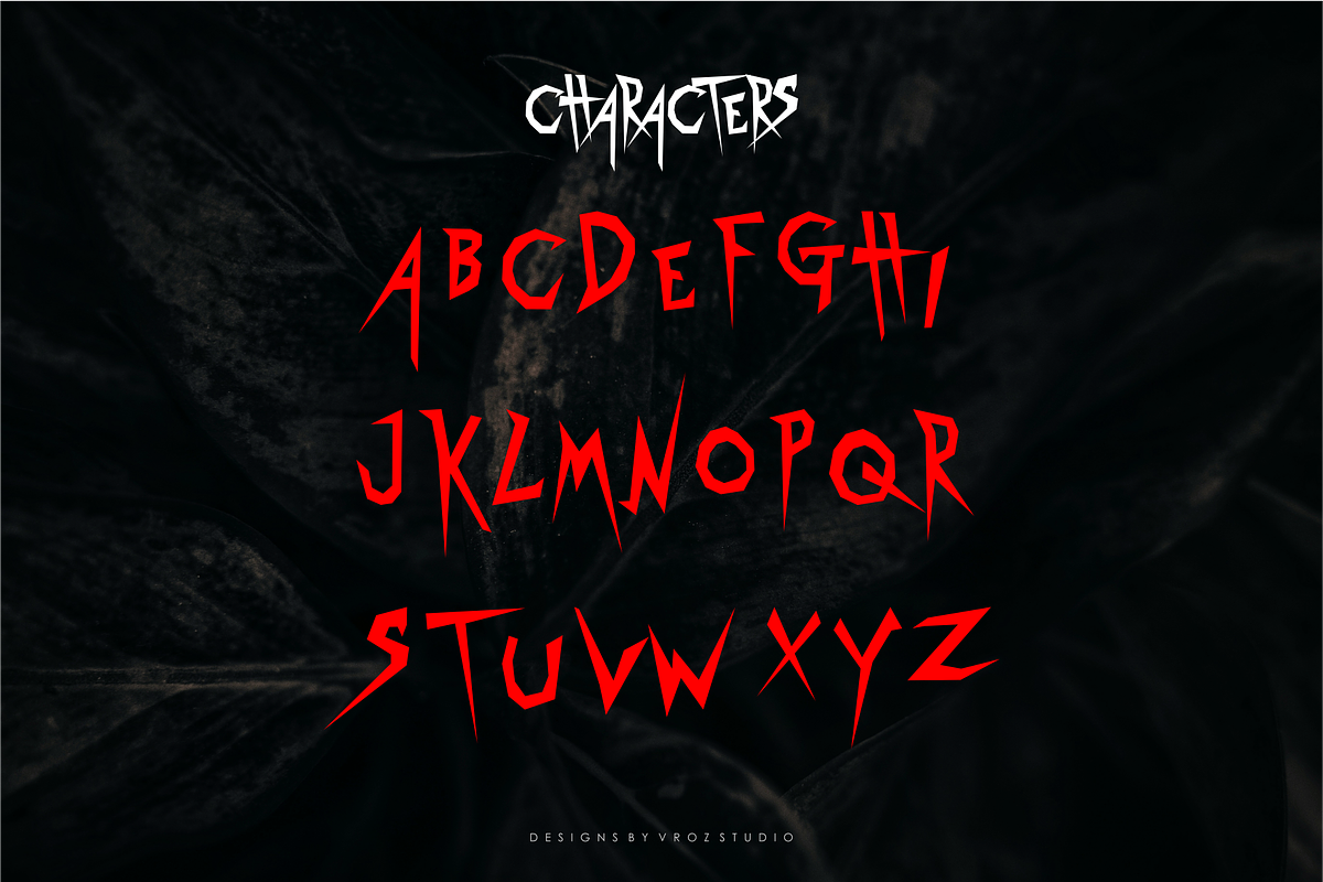 METACORE - Blackletter Typface, a Font by Vroz Studio (Photo 6 of 6)