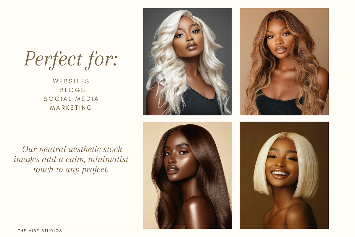 Luxury Melanin Hair Stock Photos, a Photo by The Vibe Studios (Photo 3 of 9)