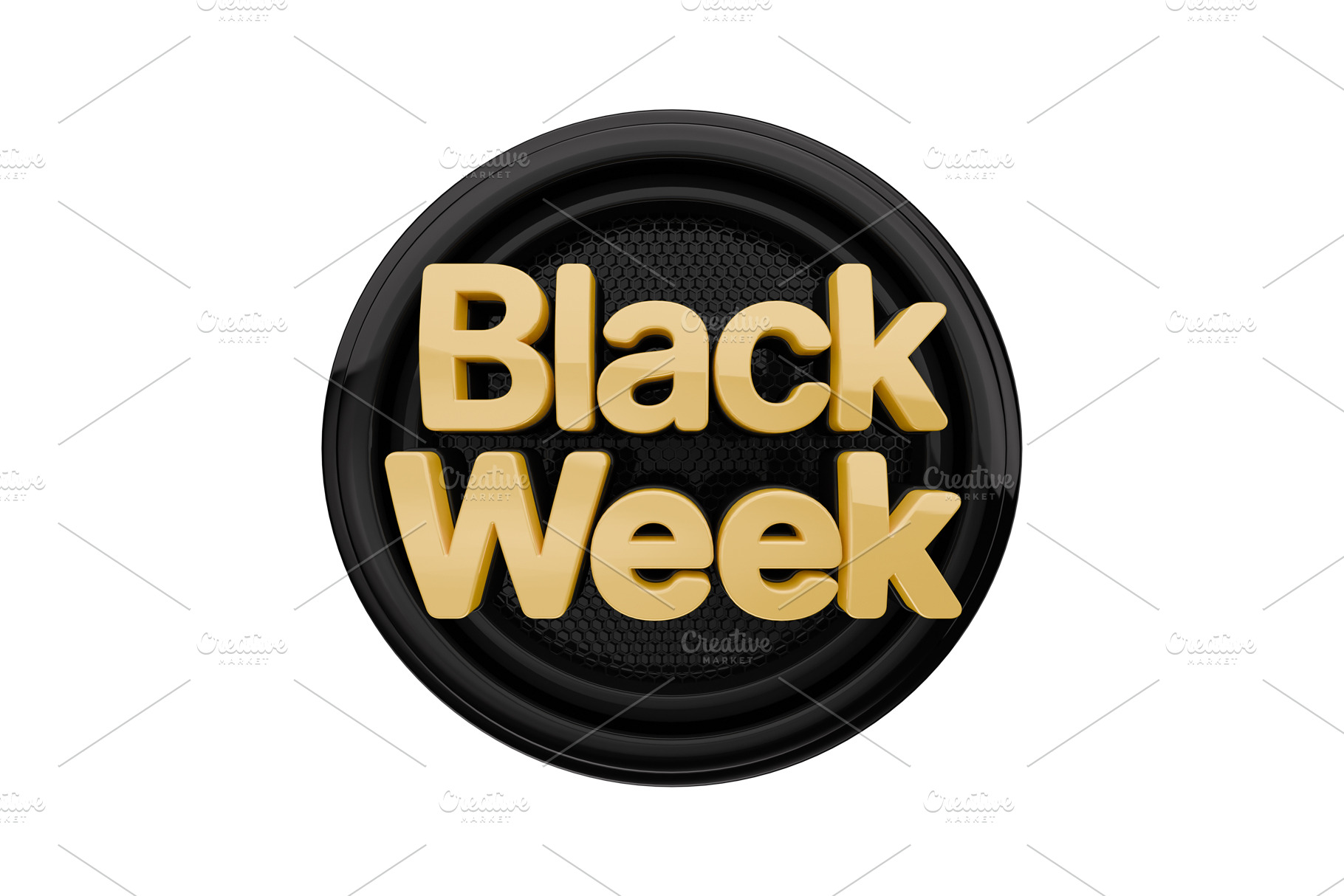 Black Week 3D Sale Badge PNG, a Business Photo by jessicamdesign