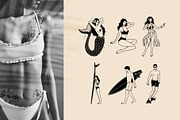 Summer vibes. Graphic collection., a Person Illustration by heyXeni (Thumbnail 4 of 11)