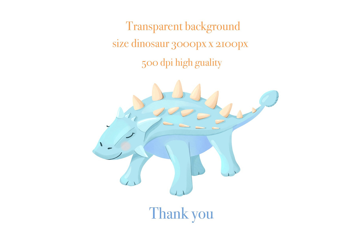 Dinosaurs clipart + Dino Alphabet, an Animal Illustration by ArtGiftsStudio (Photo 6 of 6)