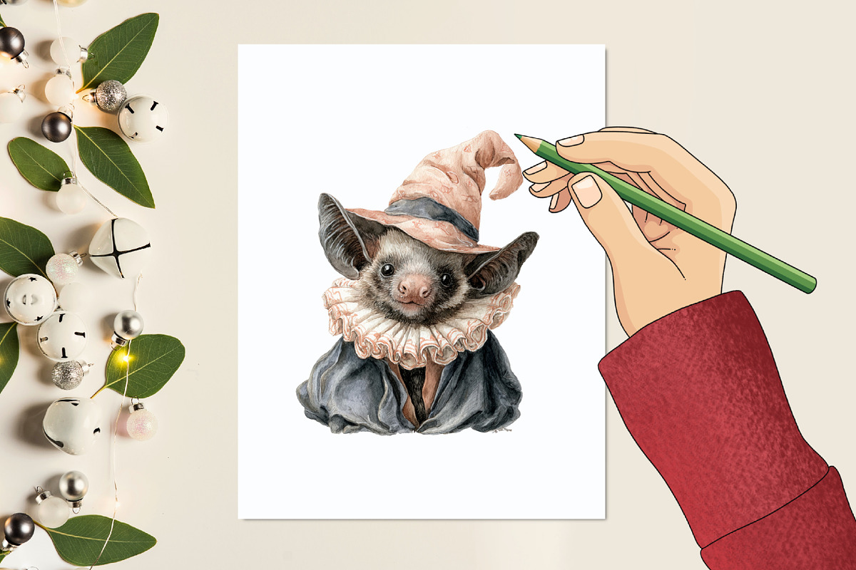 Quirky Halloween Funny Bat Sublimati, a Graphic by designcity5 (Photo 4 of 5)