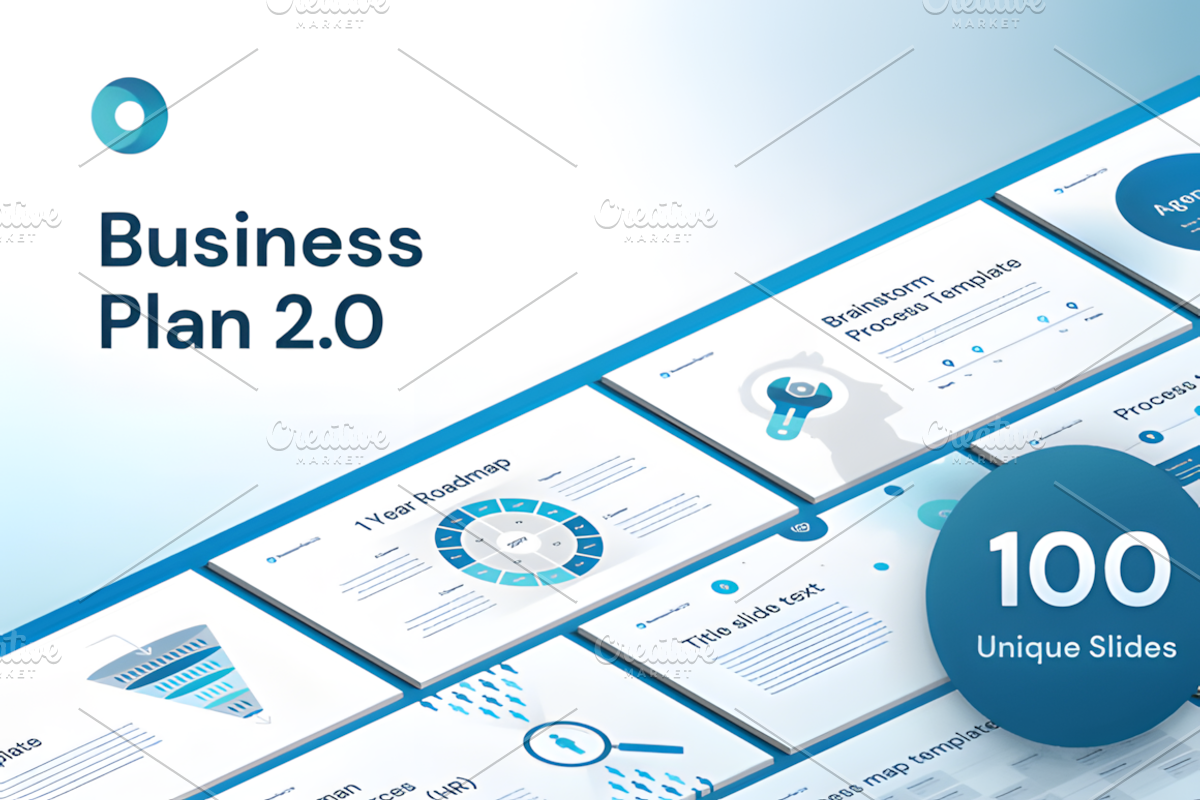 Business Plan 2.0 for PowerPoint, a Presentation Template by Ink Gallery (Photo 1 of 11)