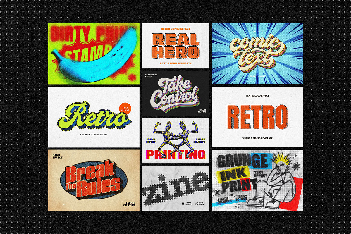 20-in-1 Comic & Pop Art Bundle, a Layer Style Add-On by pixelbuddha.net (Photo 3 of 23)