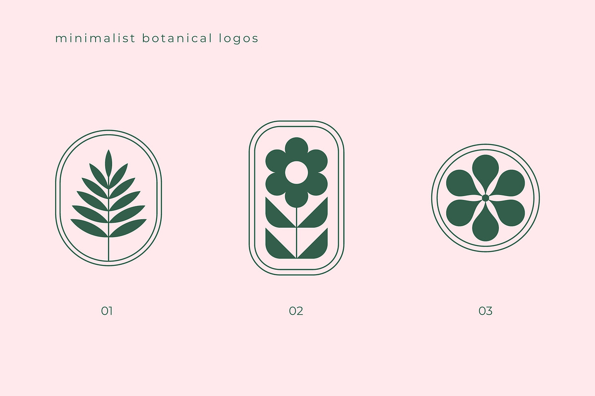 Minimalist Botanical Logos, an Object Graphic by Léo Alexandre (Photo 2 of 11)
