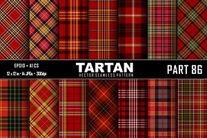 Seamless Tartan Pattern. Part86