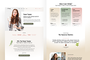 Coaching Website Template for Figma, a Landing Page Template by Sasha Lantukh (Thumbnail 2 of 6)