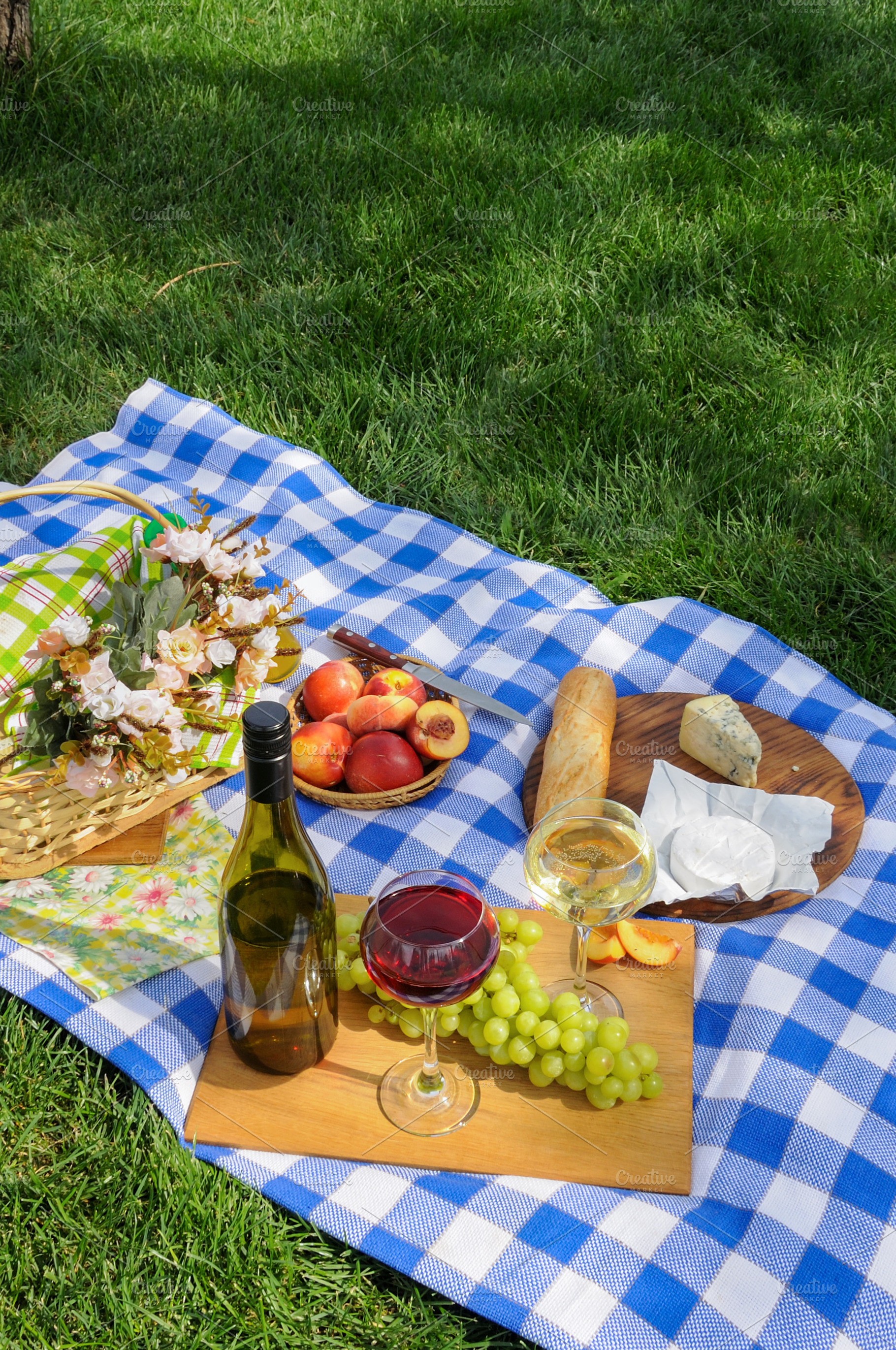 Picnic on the green lawn, a Food & Drink Photo by Apolonia