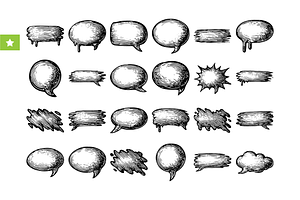 Speech Bubble Collection, an Object Graphic by RT Studio