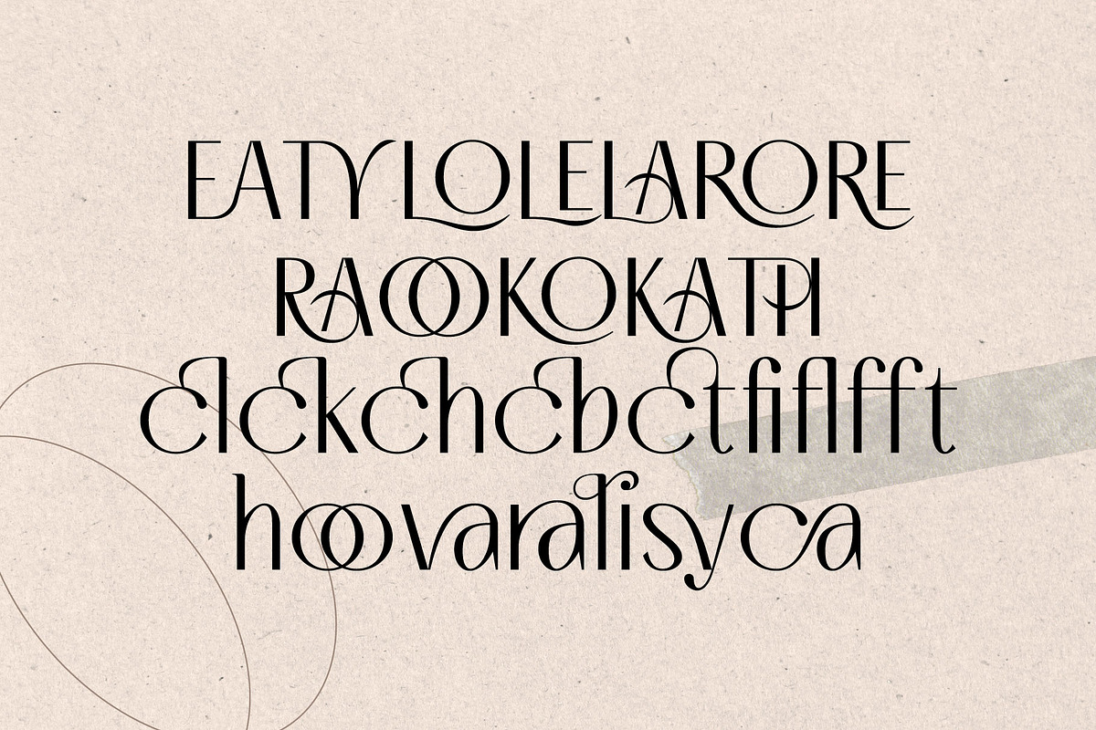 Loream Arivale Experience Elegance, a Font by AuthenType (Photo 3 of 8)