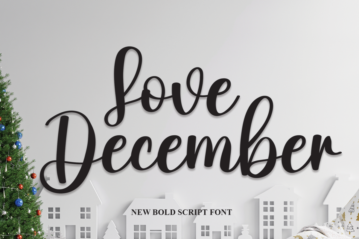Love December | Script Font, a Script Font by Scratchones (Photo 1 of 7)