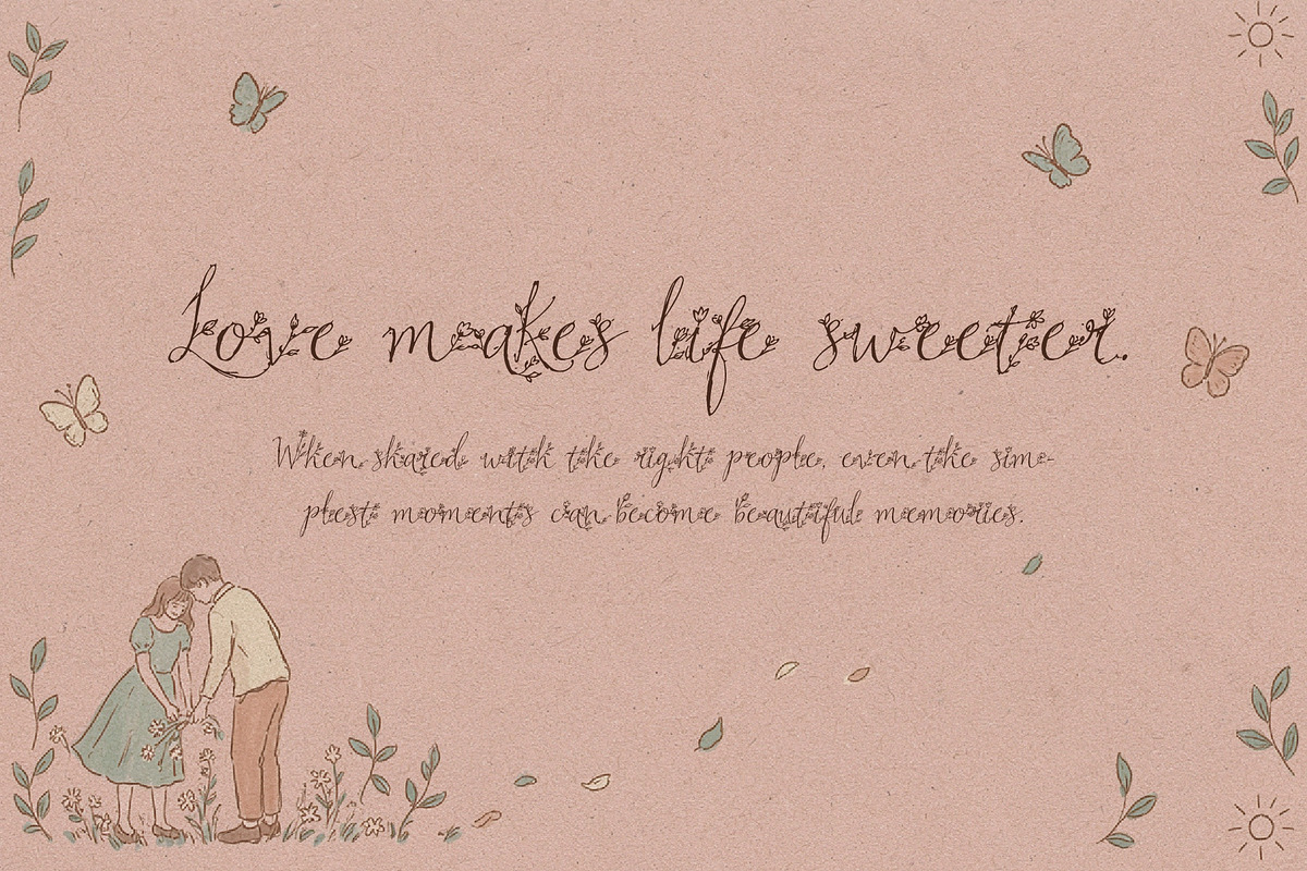 WindeRums - Rustic Floral Script, a Script Font by HypeWorksCo (Photo 13 of 15)