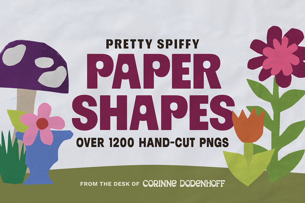 Pretty Spiffy Paper Shapes, an Object Graphic by Corinne Dodenhoff (Photo 1 of 6)