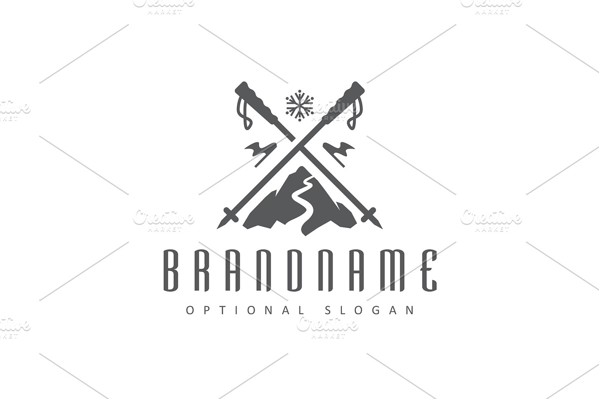 Ski Mountain Custom Logo, a Branding & Logo Template by ARTE MIGUEL (Photo 3 of 3)