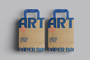 Paper Bag Mockup, a Packaging Mockup by UFR_GRAPHIC (Thumbnail 3 of 4)