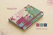 Blossom Grid Prints & Patterns, a Pattern Graphic by GND ART STUDIO (Thumbnail 5 of 8)
