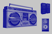 Retro Tech - 21 Technology Halftones, an Object Graphic by Offset (Thumbnail 7 of 11)