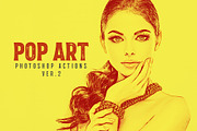 20 Pop Art Photoshop Actions Ver. 2