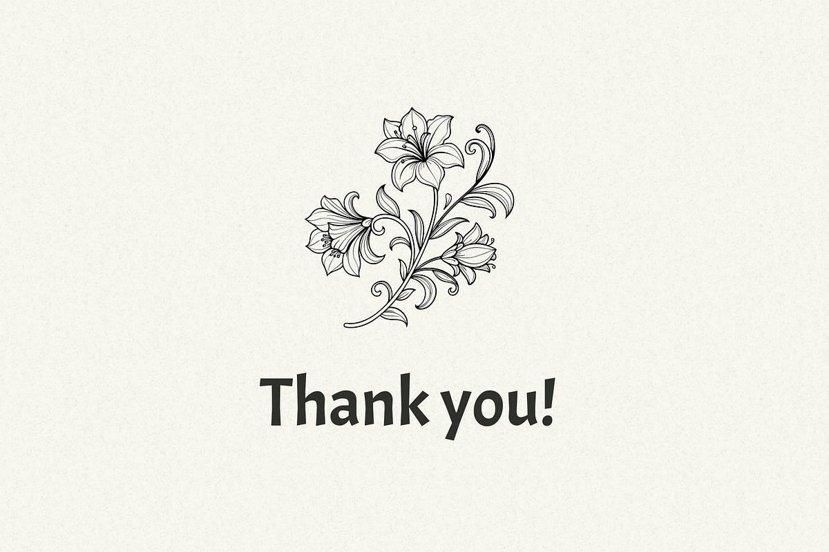 Floral Line Art, an Illustration by Helospace (Photo 10 of 10)