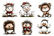 Baby Animal Clipart Bundle, an Illustration by Daily.Designs (Thumbnail 4 of 5)