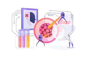 Nanotechnology in Targeted Cancer, a Technology Illustration by Visual Generation