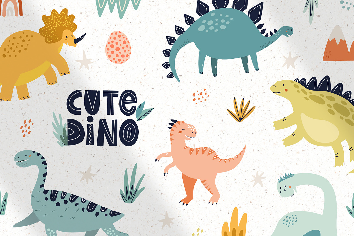 Cute Bundle. Map creator, space dino, an Object Graphic by MaNechaeva (Photo 8 of 22)