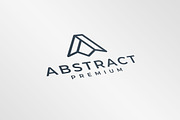 Letter A line art logo design vector, a Branding & Logo Template by mouze_art (Thumbnail 3 of 4)
