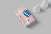 Gift Box Mockup, a Packaging Mockup by megostudi0 (Thumbnail 6 of 11)