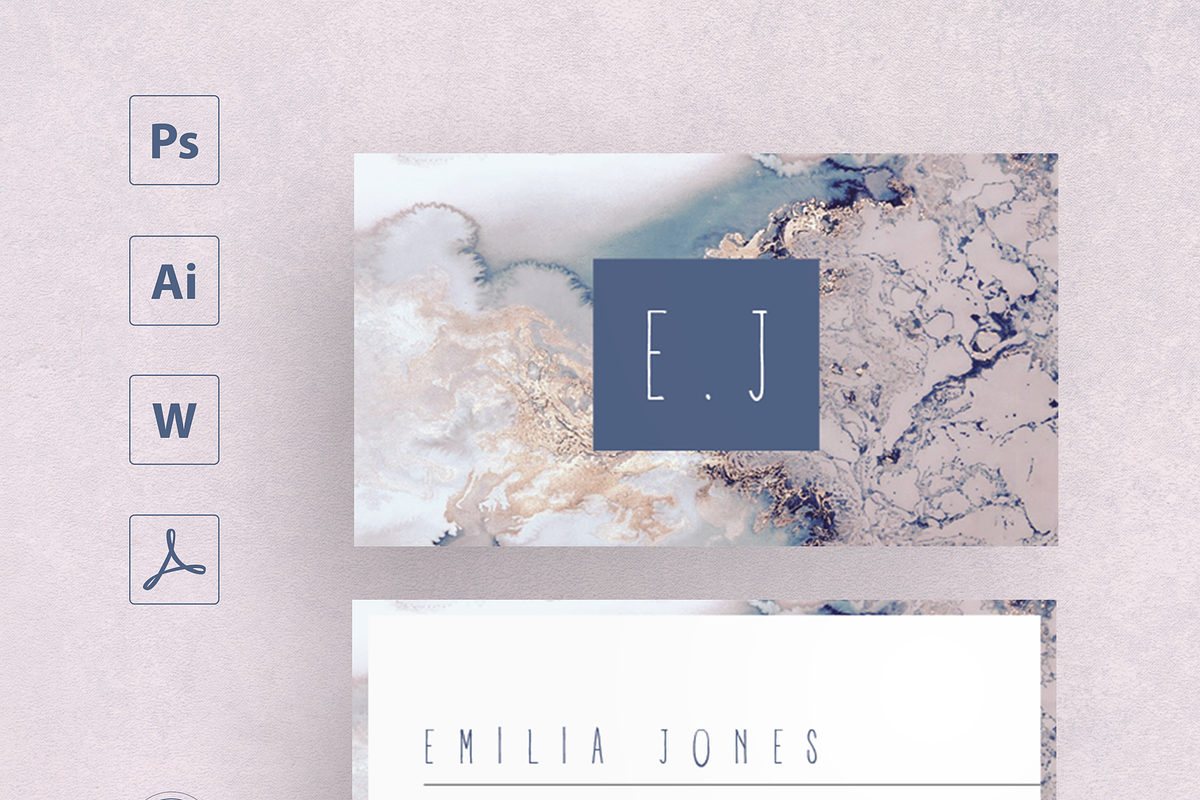 Sakura business card template, a Card Template by MH Design Template (Photo 3 of 5)