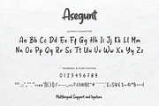 Asegunt, a Sans Serif Font by twinstd (Thumbnail 10 of 10)