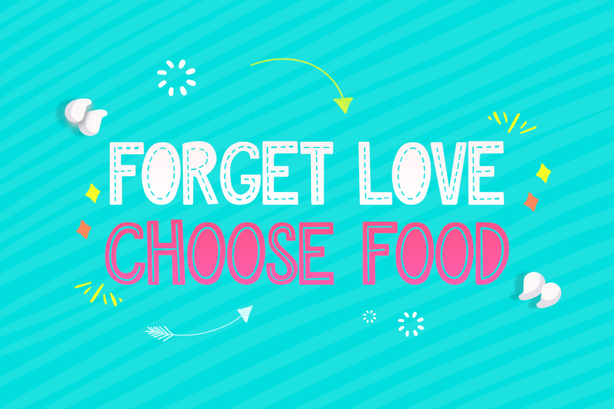 Love Sucks Font Trio preview 2