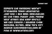 Defront Stencil Font, a Sans Serif Font by RantautypeStudio (Thumbnail 13 of 15)