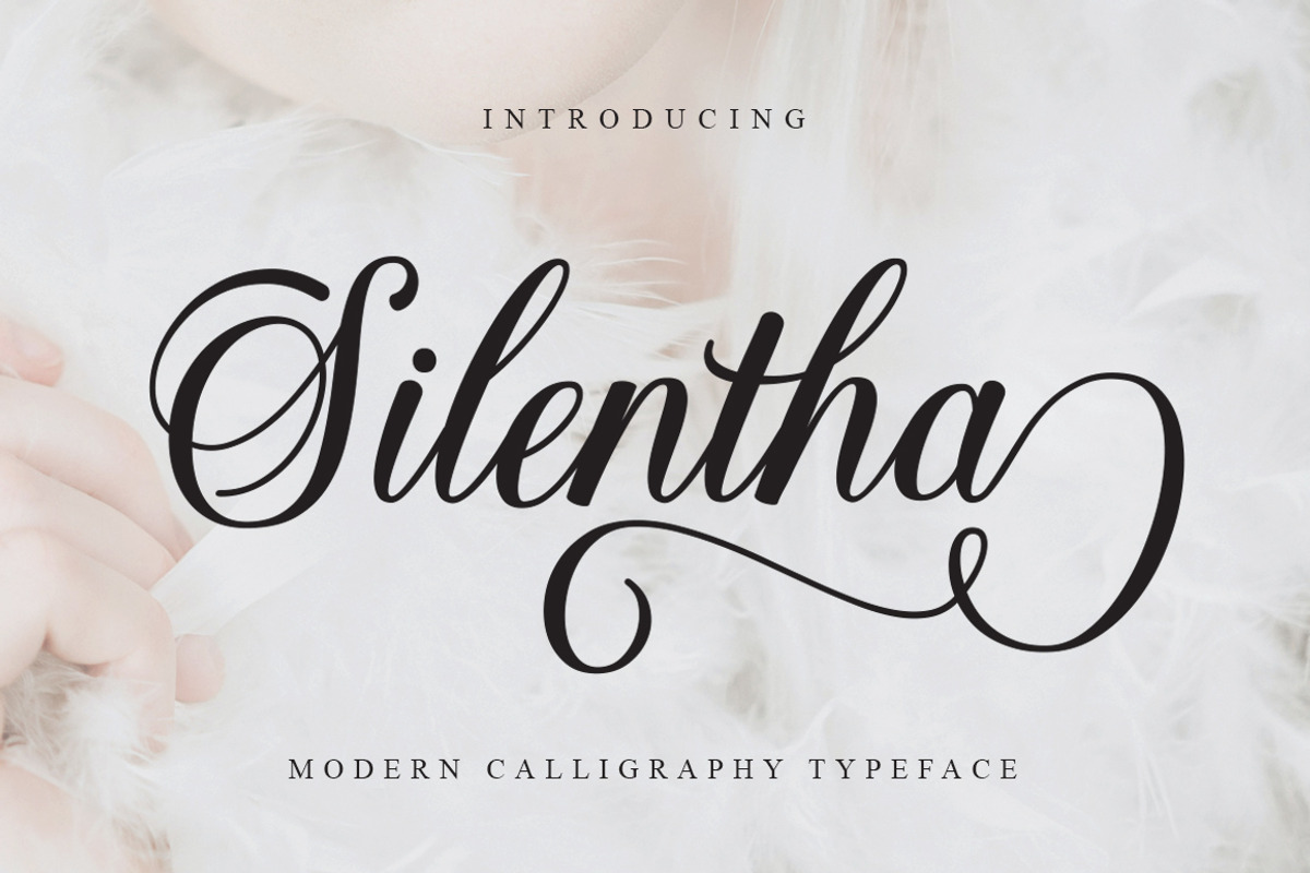 Silentha, a Script Font by Gatype (Photo 1 of 9)