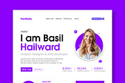 Portfolio Landing Page Web Template, a Landing Page Template by MightyDesign (Thumbnail 2 of 8)