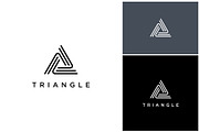 Triangle Geometry Line Logo, a Branding & Logo Template by ika trisiana (Thumbnail 2 of 2)