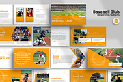 Baseball Club - Google Slides, a Presentation Template by QR Design Studio (Thumbnail 1 of 3)